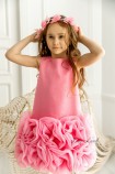 Детское праздничное платье Мадина, цвет барби Детское праздничное платье Мадина, цвет барби
