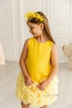 Детское праздничное платье Мадина, цвет жёлтый Детское праздничное платье Мадина, цвет жёлтый