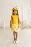 Детское праздничное платье Мадина, цвет жёлтый Детское праздничное платье Мадина, цвет жёлтый