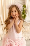 Детское праздничное платье Мадина, цвет светло розовая Детское праздничное платье Мадина, цвет светло розовая