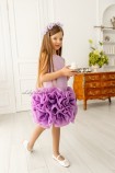 Детское праздничное платье Мадина, цвет темная лаванда Детское праздничное платье Мадина, цвет темная лаванда