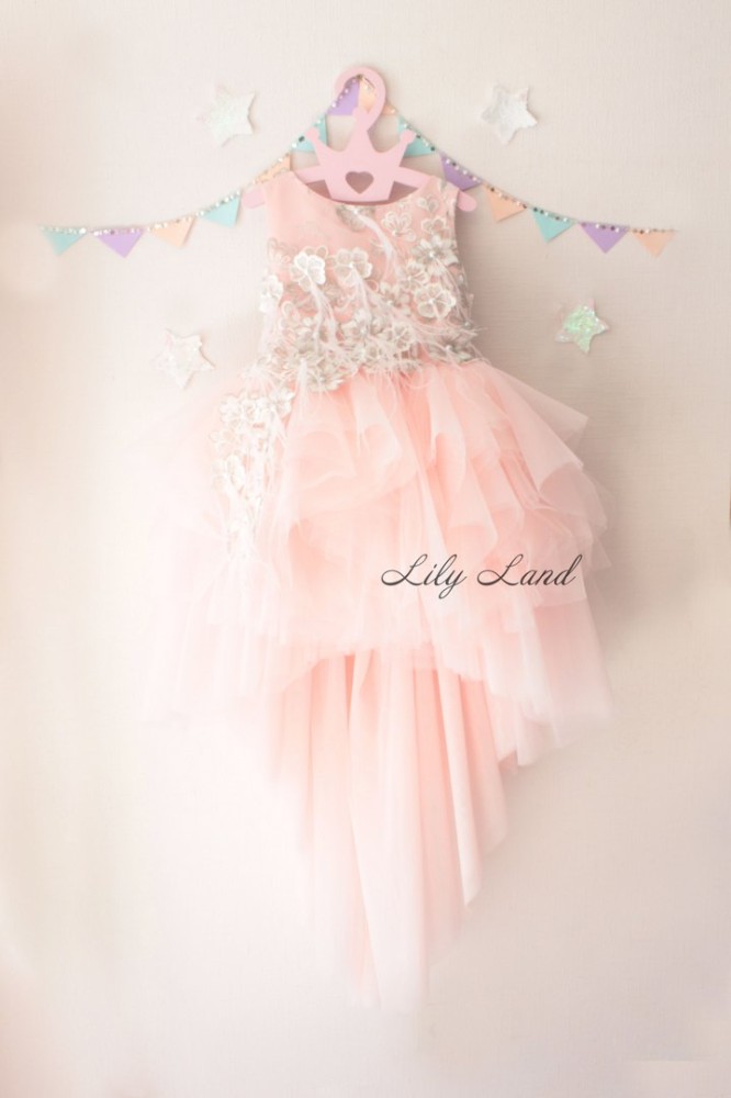 Детское платье Доминика, цвет розовый