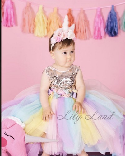 Детское платье MyLittlePonny без шлейфа