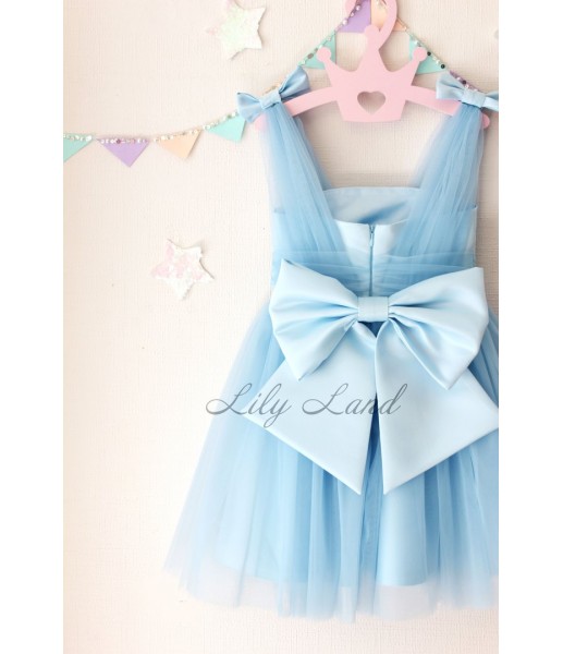 Детское платье Синдерелла, цвет голубой