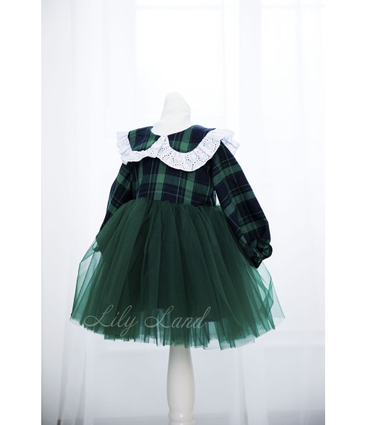 Комплект нарядных платьев Новый год 6, цвет зелёный