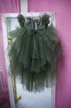 Детское нарядное платье Келли, цвет шафраново-зелёный