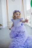 Детское нарядное платье Роза, цвет лаванда