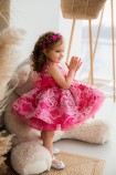 Дитяча святкова сукня Шантільї, колір малина