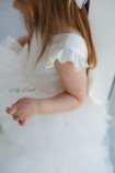 Дитяча святкова сукня Пишна Троянда, колір білий