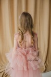 Детское нарядное платье Молли в пудровом цвете