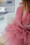 Детское нарядное платье Молли в цвете чайная роза