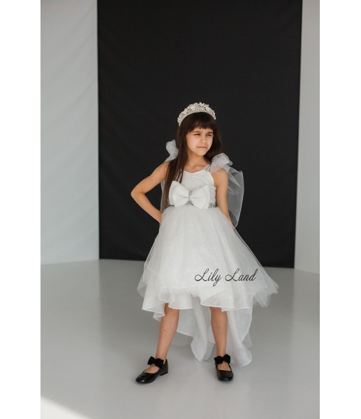 Дитяча святкова сукня Лівія в білому кольорі
