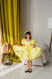 Детское нарядное платье Элли, цвет желтый
