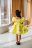 Детское нарядное платье Элли, цвет желтый