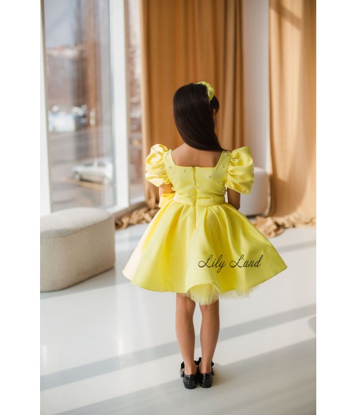 Дитяча святкова сукня Еллі, колір жовтий