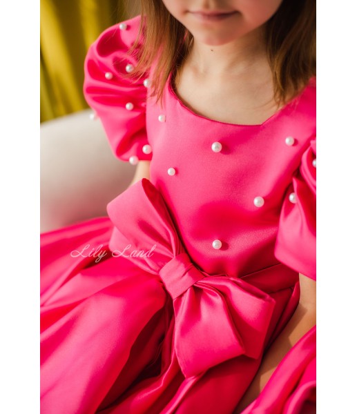 Дитяча святкова сукня Еллі, колір малина