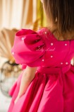 Детское нарядное платье Элли, цвет малина