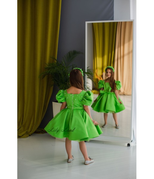 Дитяча святкова сукня Еллі, колір зелений