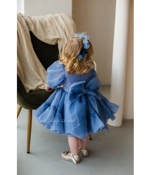 Дитяча святкова сукня Марсель, колір джинс