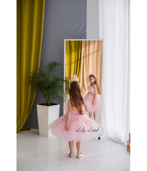 Дитяча святкова сукня Маргарет в ніжно-рожевому кольорі