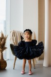 Дитяча святкова сукня Марсель, колір чорний