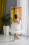 Дитяча святкова сукня Моллі в білому кольорі