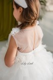 Дитяча святкова сукня Моллі в білому кольорі