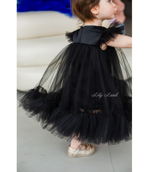 Детское платье Белль, цвет Черный1