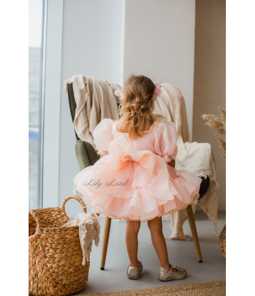 Дитяча святкова сукня Марсель, колір Персик