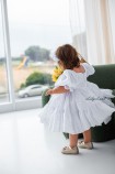 Дитяча святкова сукня Марсель з прошви, колір білий