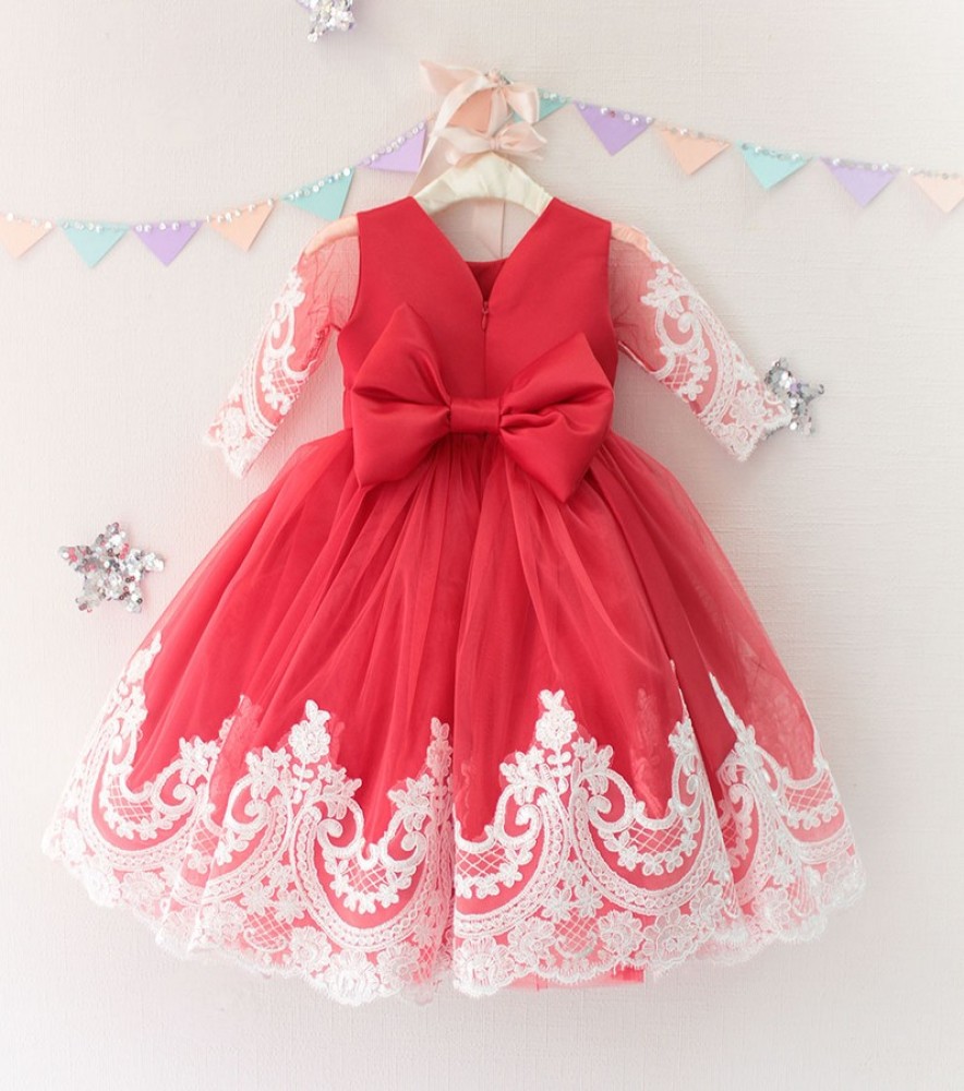 Дитяча святкова сукня Амелі, колір червоний