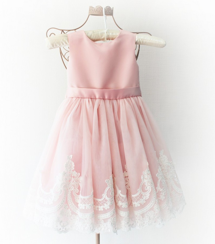 Детское платье Амели, цвет розовый