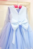 Детское платье Амели, цвет голубой