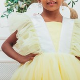 Детское нарядное платье Арин, цвет желтый