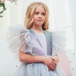 Детское нарядное платье Арин, цвет пыльно серый
