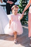 Дитяча святкова сукня Арін, колір пудра