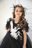 Детское нарядное платье Аризона, цвет черный