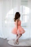 Дитяча святкова сукня Барбі, колір персик