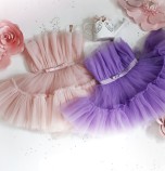Детское нарядное платье Барби, цвет лаванда