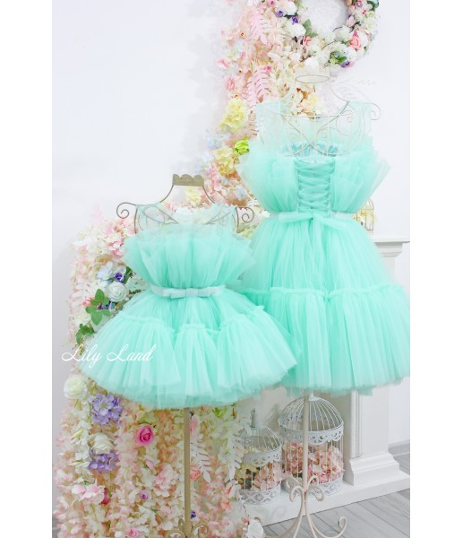 Комплект нарядных платьев Барби цвет мята