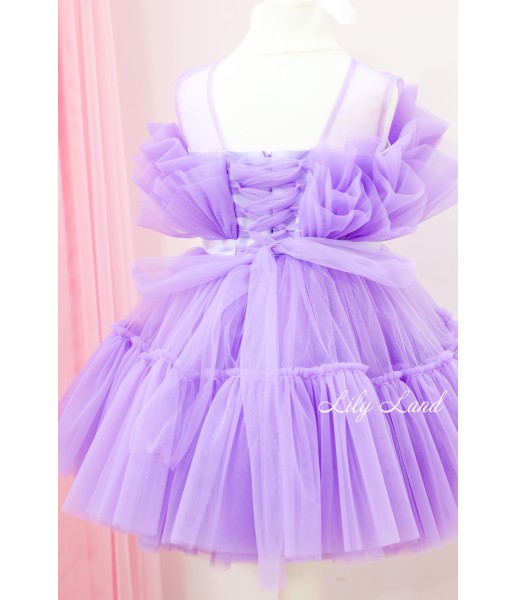 Дитяча святкова сукня Барбі, колір фіолет