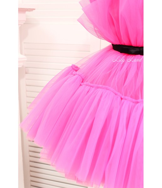 Детское нарядное платье Барби, цвет пурпурный