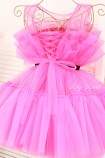 Детское нарядное платье Барби, цвет пурпурный