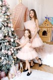 Комплект нарядных платьев Барби цвет персик