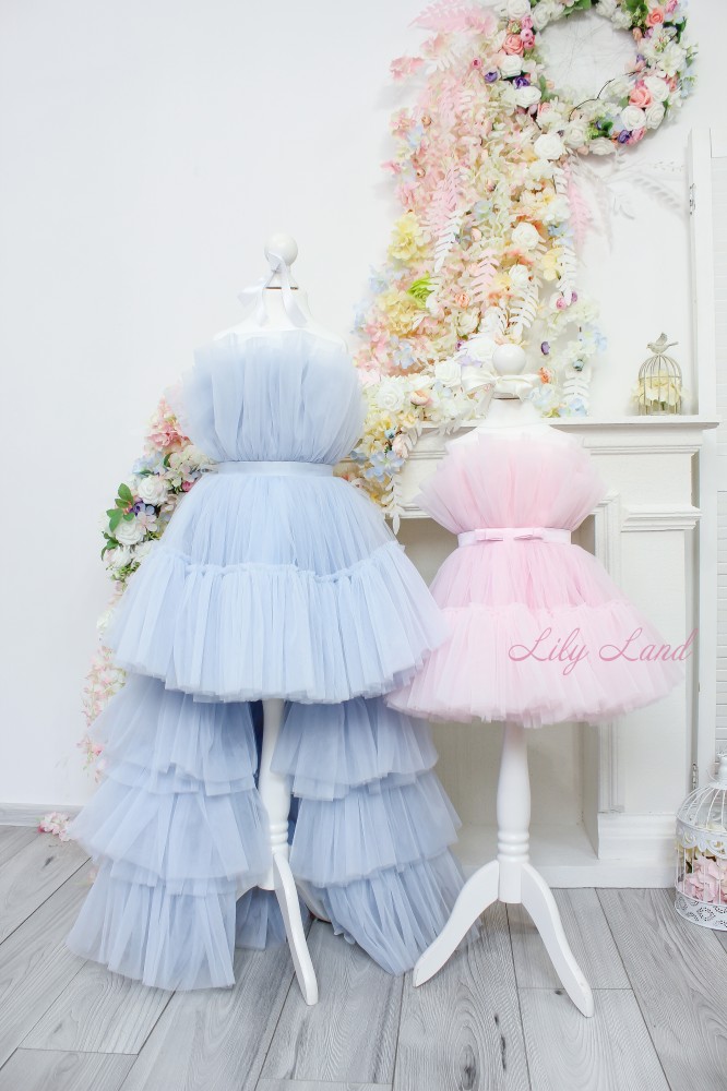 Комплект нарядных платьев Барби, цвет нежно розовый и серо-голубой