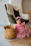 Дитяча святкова сукня Белль, колір чайна троянда