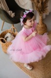 Детское платье Белль, цвет розовый