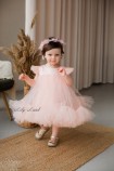 Детское платье Белль, цвет Персиковый