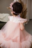 Дитяча святкова сукня Белль, колір Персиковий