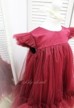 Детское платье Белль, цвет бордо